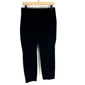 J Crew Pants Size 4 Womens Black Cameron Slim Crop Pants Bi Stretch Trouser